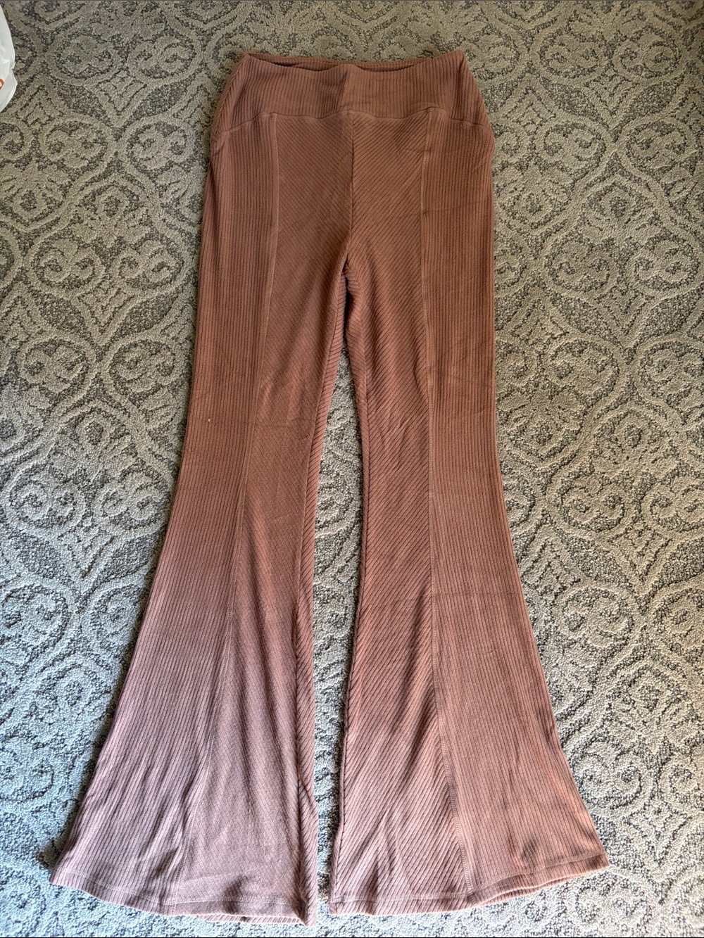 NWT Area Stars Ribbed Flare Pants